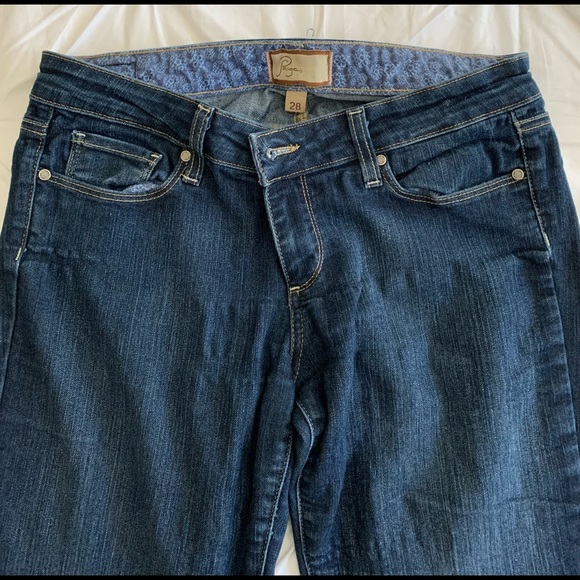 Paige Canyon Boot Cut Low Rise Jean. Size 28. - Picture 1 of 5